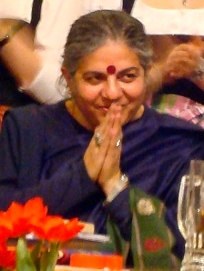 Dr. Vandana Shiva. Photo by Dominik Hundhammer, from Wikimedia Commons.